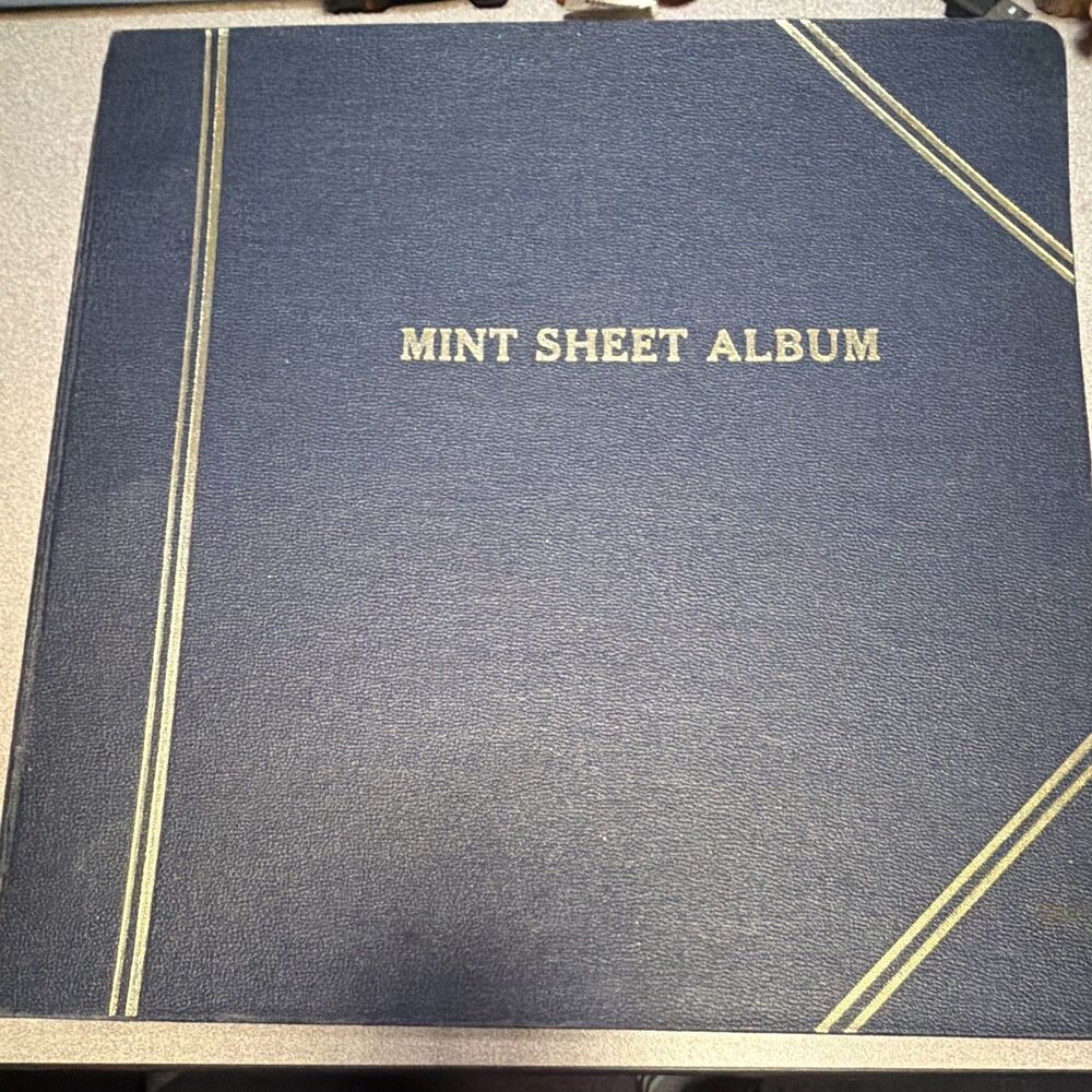 Stamp Collection Album With Sheets Of Stamps. Everything In Pics Included
